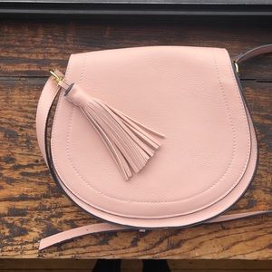 Old Navy light pink saddle bag purse (Chloe dupe)